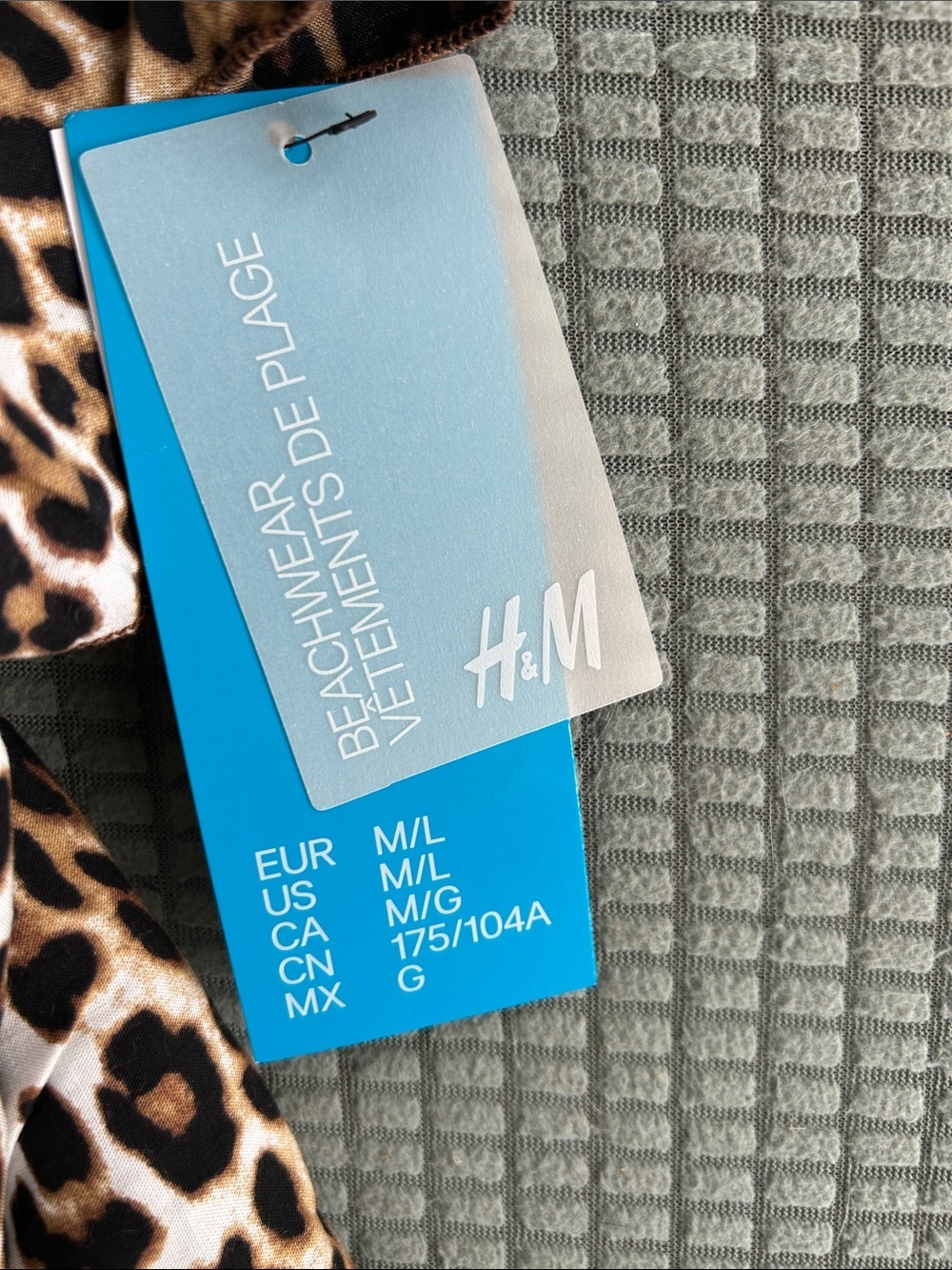 Leopard Print Wrap Skirt - beachwear - Picture 5 of 6